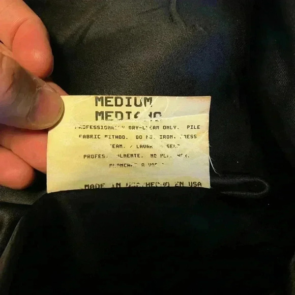 Vintage Monterey Fashions Black  Faux Fur Coat Size M - Picture 4 of 5